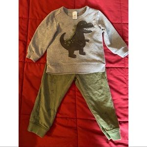 18m Boys 2-Piece Dinosaur Set